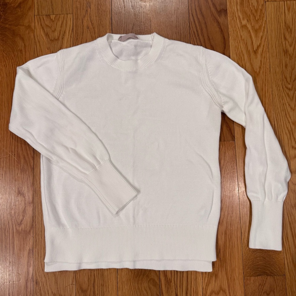 Everlane Women’s Crewneck Sweater in White